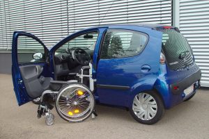 Citroen C1 mit Rollstuhlverladesystem LADEBOY S2