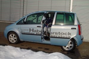 Fiat Idea mit Rollstuhlverladesystem LADEBOY S2